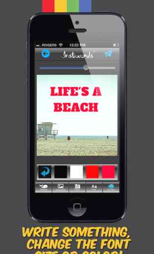 InstaWords Free - Add Text Over Your Photos or Make Them Into Beautiful Pictures 4