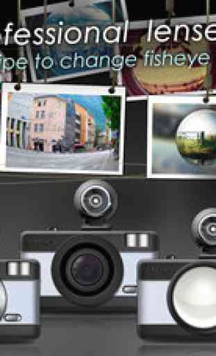 Fisheye Pro - Camera with Film, LOMO Lens, Editor 4