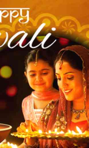 Happy Diwali Greetings Card Maker & Wishes 2