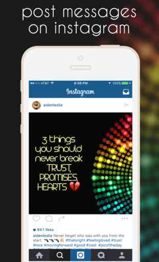 InstaMessage - Post Text Messages on Instagram 1