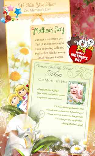 Mother's Day Photo Frame.s, Sticker.s & Greeting Card.s Make.r HD 3