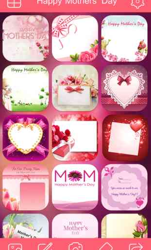 Mother's Day Photo Frame.s, Sticker.s & Greeting Card.s Make.r HD 4