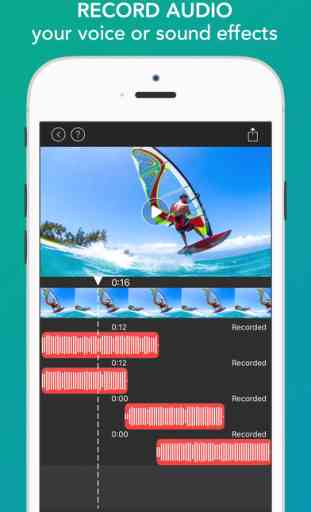 Music Video Editor - Add Audio Mix & Record Voice-over to Make Movie Clips 2