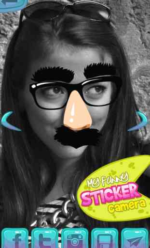 My Funny Sticker Camera: Photo editor with cute deco stamps & image makeover memes 2
