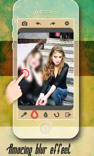 Photo Touch Blur HD - Focus Edit.or to Hide Face & Erase Background 4