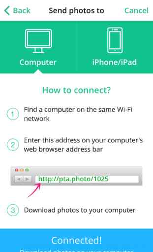 Photo Transfer - Upload and download photos and videos wireless via WiFi 2