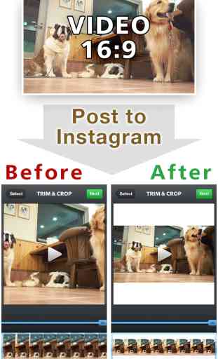 Squaready for Video - Convert Rectangle Movie Clip into Square Shape for Instagram 1