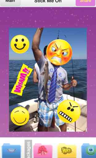 Stick Me On - Add Emoji Keyboard style stickers to your photo edits; hearts, masks, faces, mustache sticker for free 3