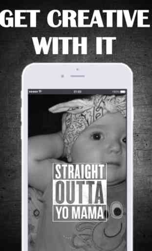 Straight Outta Somewhere Logo Maker -  Rep Your City Meme Creator Booth 3