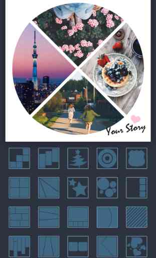 Mixoo Collage - Photo Frame Layout & Pic Grid 2