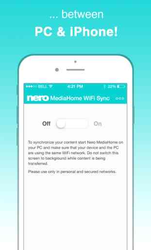 Nero MediaHome WiFi Sync 3