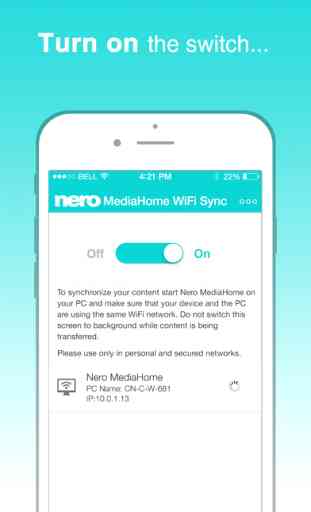 Nero MediaHome WiFi Sync 4