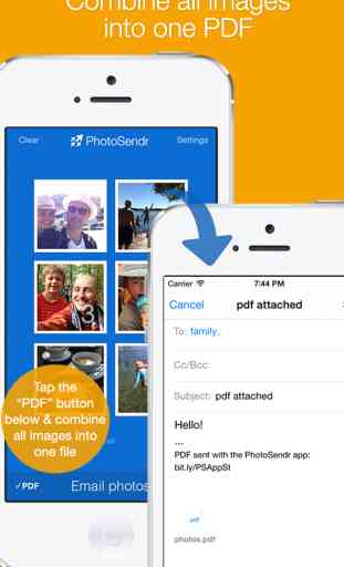 PhotoSendr: send photos via email to a mailing list 2