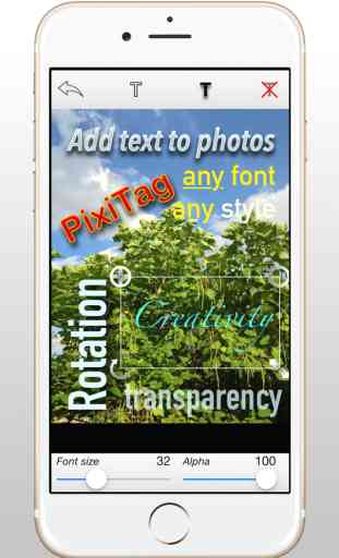 PixiTag LT: Text On Photo 1