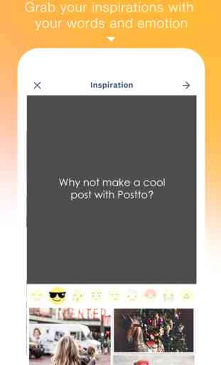 Postto - Post your emotional texts with gifs 1