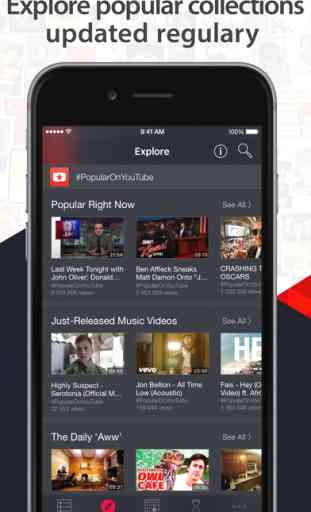 Surf & Watch - Free Video Player for YouTube 4