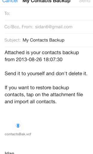 Backup My Contacts Free - Easily and Safely Store All Your Contacts 2