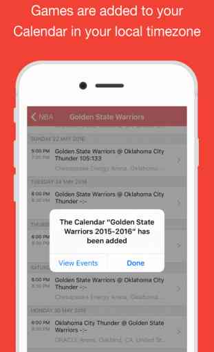 Basketball Schedule - Games and Results in your Calendar (NBA/NCAAB edition - BasketballCal) 3