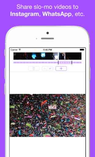 TruSloMo - Share slow motion video to Instagram, WhatsApp, WeChat. Supports 240fps and 120fps video from iPhone 5S, iPhone 6, iPhone 6+ 1