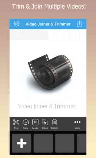 Video Joiner & Trimmer : Easy video editor app to trim,merge,join multiple videos 1