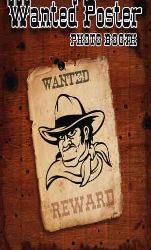 Wanted Poster Pro Photo Booth - Take Reward Mug Shots For The Most Wanted Outlaws 1