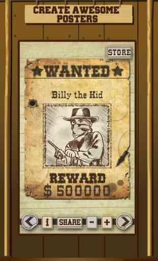 Wild West Wanted Poster Maker - Make Your Own Wild West Outlaw Photo Mug Shots 1