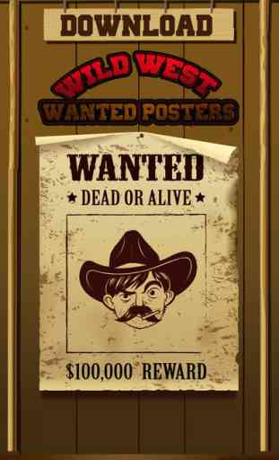 Wild West Wanted Poster Maker - Make Your Own Wild West Outlaw Photo Mug Shots 4