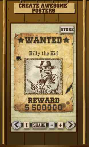 Wild West Wanted Poster Maker Pro - Make Your Own Wild West Outlaw Photo Mug Shots 1