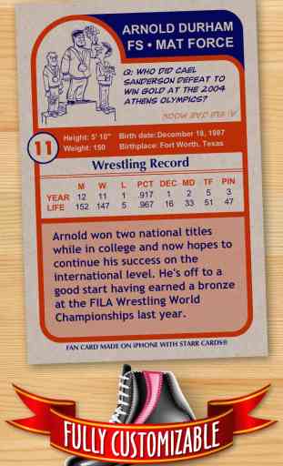 Wrestling Card Maker - Make Your Own Custom Wrestling Cards with Starr Cards 2