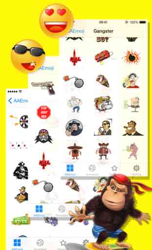 AA Emoji Keyboard - Animated Smiley Me Adult Icons 4