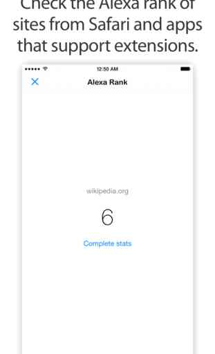 Alexa Rank - App & Safari Extension 1
