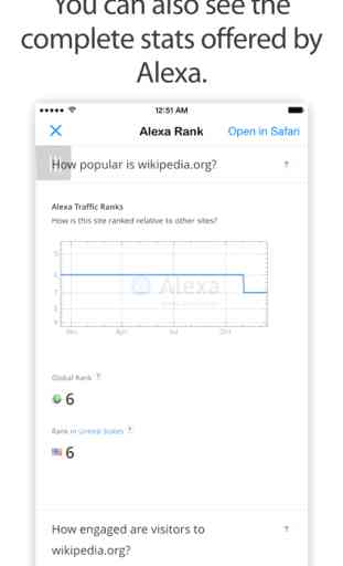 Alexa Rank - App & Safari Extension 2