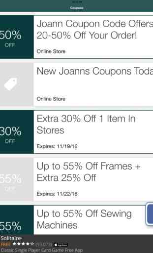 App For Joann Fabrics Coupons , Location & Saving 4