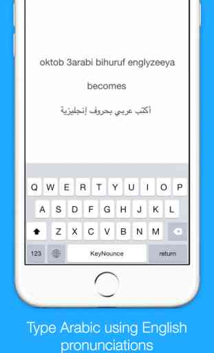 Arabic Transliteration Keyboard by KeyNounce 1