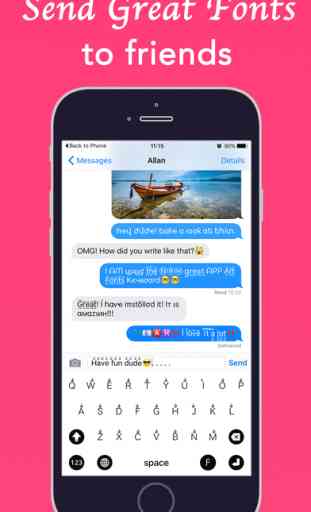 Art Fonts Keyboard - Cool Text New Font Chat Style 1
