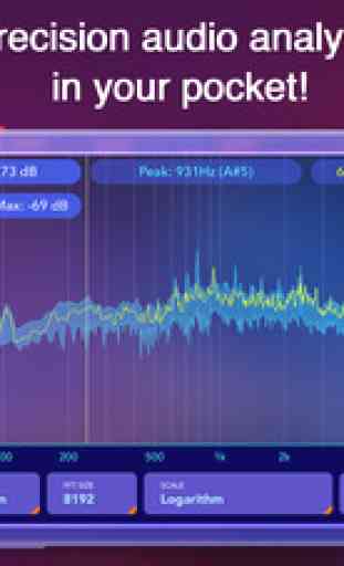 Audio spectrum analyzer and dB (decibel) meter 1