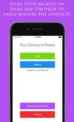 Backup My Contacts Assistant: Export & Transfer 2