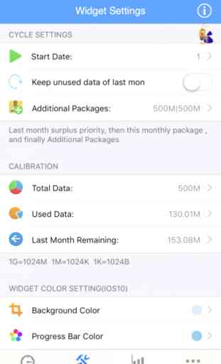 BeeData Widget - mobile cellular data usage saver 3