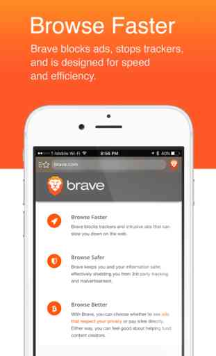 Brave Web Browser: Fast with built-in adblock 1