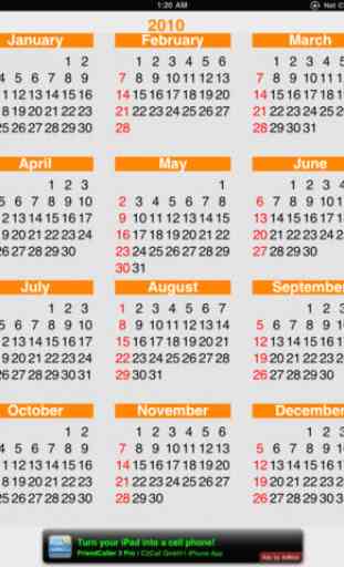 Calendar 365 3
