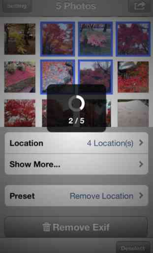 TrashExif - Metadata of photo remover with presetting 1