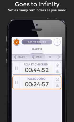 Clear Timer: Countdown Timer. Stopwatch. Life-Changer over Hours Minutes and Seconds. 4