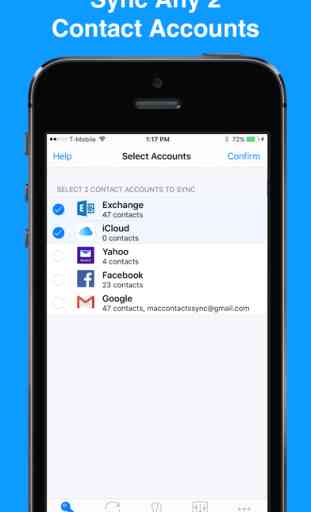 Contact Mover & Account Sync for Exchange, Outlook, iCloud, Gmail, Facebook, & Yahoo Email 1