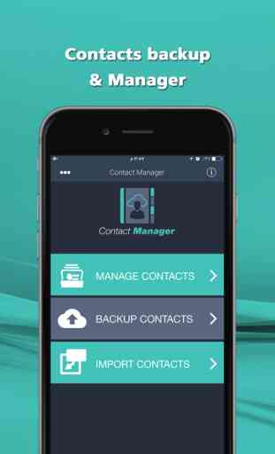 Contacts Manager - ِEdit Contacts & Backup on Dropbox, iCloud and Google drive 3