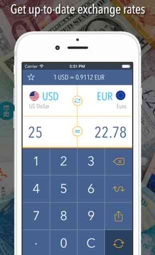 Currency Converter: Convert the world's major currencies with the most updated exchange rates 1