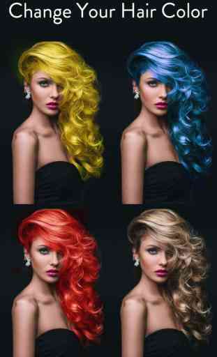 Hair Color Dye Pro - Design Salon to Recolor, Change & Beautify Hairstyle 1