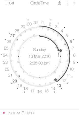 CircleTime - beautiful spinning circular calendar 3