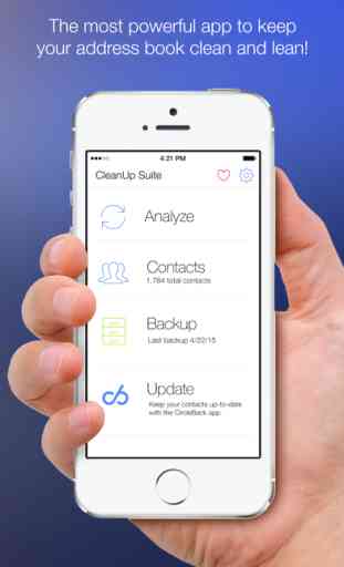 Cleanup Duplicate Contacts – Address Book Cleaner 1