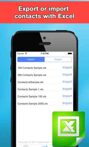 Contacts Backup - Data Export and Import 1