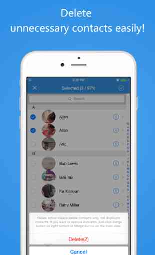 Contacts Cleaner Pro - Cleanup & Merge Duplicate Contacts & Easy Backup 4